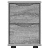 Bedside Table Grey Sonoma 30.5 x 30 x 43 cm Engineered Wood 888809