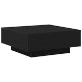 Coffee Table Black Oak 80 x 80 x 31 cm 862999