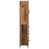 Highboard Old Wood 69.5 x 34 x 180 cm Engineered Wood 3415714