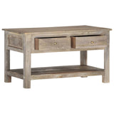 Coffee Table 82x52x47 cm Solid Mango Wood 286383