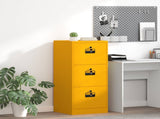 File Cabinet with Drawer Mustard Yellow 45.5 x 42 x 106.5 cm 891619