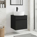 Wall-mounted Sink Vanity Black 49 x 44.5 x 65 cm 890593