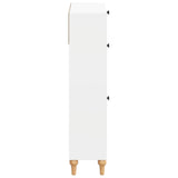 Shoe Cabinet ALKMAAR 78 x 24 x 103 cm Engineered Wood White 896215