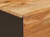 Bedside Cabinet Brown 40 x 33 x 46 cm Solid Mango Wood 4018292