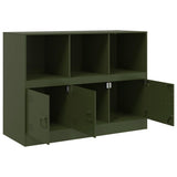 Sideboard Olive Green 99x39x73 cm Steel 841791