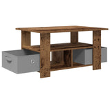 Coffee Table Old Wood 77 x 55 x 42 cm Engineered Wood 8000418