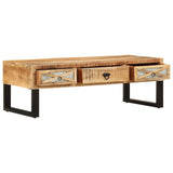 Coffee Table 110x50x38 cm Solid Mango Wood 282760