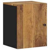 Bathroom Wall Cabinet 38x33x48 cm Solid Wood Mango 351993
