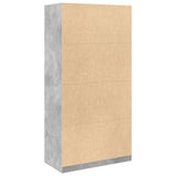 Wardrobe Concrete Grey 100x50x200 cm Engineered Wood 3307732