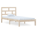 3101208 Bed Frame without Mattress Solid Wood 100x200 cm