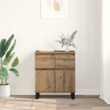 Sideboard Artisan Oak 60 x 35 x 70 cm Engineered Wood and Iron 881742