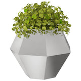 Planter 2 pcs Silver 75 x 75 x 60 cm Stainless Steel 884047