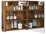 Bathroom Mirror Cabinet with Shelf Old Wood 40 x 10.5 x 60.5 cm 889029