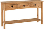 ZNTS Corona 3 Drawer Console Table With Shelf 300-304-004