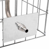 Gabion Faucet Silver 25 x 25 x 100 cm Stainless Steel 42013414