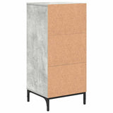 Bathroom Cabinet with Drawer Concrete Grey 39.5 x 36 x 88 cm 883397