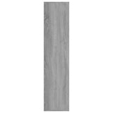 Book Cabinet/Sideboard Grey Sonoma 66x30x130 cm Engineered Wood 815250