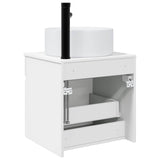 Wall-mounted Sink Vanity High Gloss White 49 x 44.5 x 65.5 cm 890626
