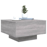 Coffee Table Grey Sonoma 55x55x31 cm Engineered Wood 836572