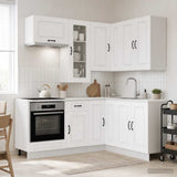 Kitchen Unit KALMAR 8 pcs White Engineered Wood 3438381