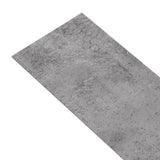 Self-adhesive PVC Flooring Planks 5.21 m 2 mm Cement Brown 330186