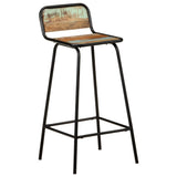 Bar Chairs 4 pcs Solid Reclaimed Wood 321956