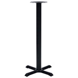 Bistro Table Leg Black 56x56x107 cm Cast Iron 325430