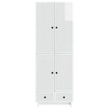 Cabinet Set 2 pcs High Gloss White 66 x 34.5 x 95 cm 3416353
