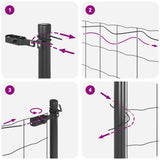 Ground Fix Welded Wire Fence 100 x 0.5 m 3351898