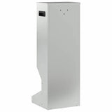 Deer Feeder Silver 28 x 30 x 80 cm Galvanised Steel 874611