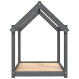 Dog Bed Grey 101x70x90 cm Solid Wood Pine 822214