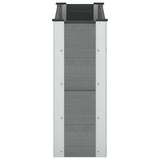 Garden Raised Bed Grey 100 x 30 x 72 cm 42039019