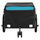 Bike Trailer Black and Blue 45 kg Iron 94107