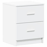 Bedside Cabinet with 2 Drawers White 40x36x50 cm 858785