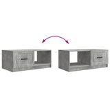 Coffee Table Concrete Grey 90 x 50 x 37 cm Engineered Wood 895878