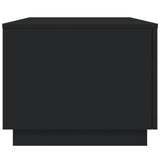 Coffee Table Black Engineered Wood Medium Coffee Table 839876