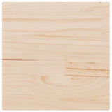 Table Top 60x60x2.5 cm Solid Wood Pine Square 824380