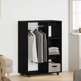 Wardrobe Black Oak 80x40x110 cm Engineered Wood 862068