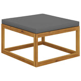 6 Piece Garden Lounge Set with Cushions Solid Wood Acacia 3098663