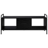 Coffee Table Black Oak 99.5 x 49 x 41 cm Engineered Wood 8013584