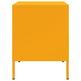 Bedside Cabinets 2 pcs Mustard Yellow 36x39x50.5 cm Steel 842917