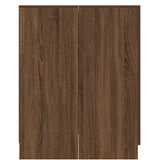 ZNTS Washing Machine Cabinet Brown Oak 71x71.5x91.5 cm 813196