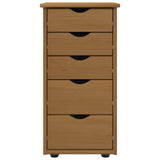 Cabinet Honey Brown 34 x 39 x 61.5 cm Solid Pine Wood 42028348