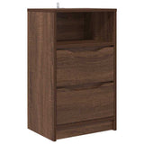 Bedside Table Brown Oak 40 x 30 x 467 cm Engineered Wood 888921