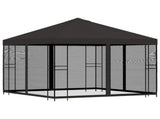 Garden Gazebo with Sidewalls 3 x 3 m Anthracite 900339