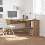 Corner Desk Artisan Oak 120x140x75 cm Engineered Wood 855901