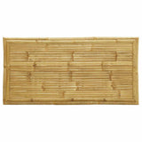 5 Piece Folding Bistro set with Cream White Cushions Bamboo 3208935