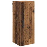 Wall Mounted Cabinet Old Wood 34.5 x 34 x 90 cm Engineered Wood 882613
