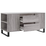 Coffee Table Grey Sonoma 102x44.5x50 cm Engineered Wood 831010