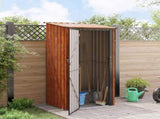 Garden Sheds Brown 103 x 86 x 200 cm Metal 42011296